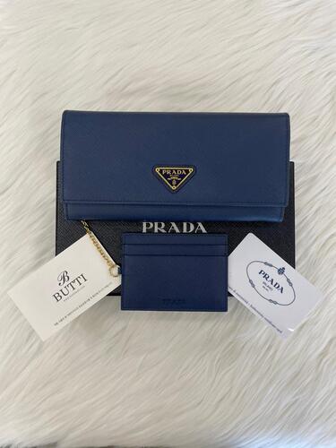 [다올 상인점] 프라다 트라이앵글 로고 사피아노 장지갑 (1MH132) 상태A+